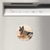 Ruhen des deutschen Schäferhundes Dog Magnet (In Situ (Geschirrspüler))