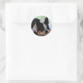 Ruhen Runder Aufkleber (Tasche)