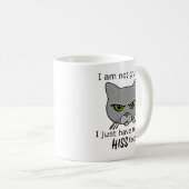 Ruhen seiner Gesichtskatze Gray Cat - Vorteile PAC Kaffeetasse (VorderseiteRechts)