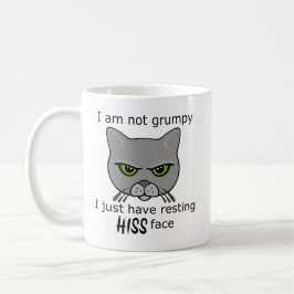 Ruhen seiner Gesichtskatze Gray Cat - Vorteile PAC Kaffeetasse