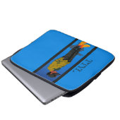 ruhen von Vibes, Aquamarin, Elektronik-Bag Laptopschutzhülle (Vorne Knopf)