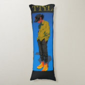 ruhen von Vibes in Blau, Seitenschläferkissen (Vorderseite Vertikal)