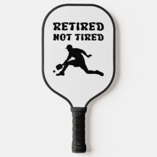 Ruhende, aber nicht müde Rente Picklebball-Sport Pickleball Schläger