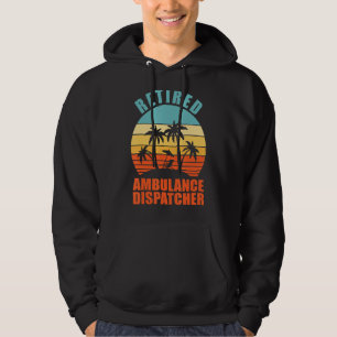 Ruhende Ambulance Dispatcher Happy Retirement Hoodie
