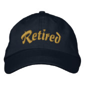 Ruhende bestickte Cap Kappe (Vorderseite)