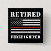 Ruhende Feuerwehrleute - Geschenke für die Ruhesta Button (Vorderseite)