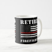 Ruhende Feuerwehrleute - Geschenke für die Ruhesta Kaffeetasse (VorderseiteRechts)