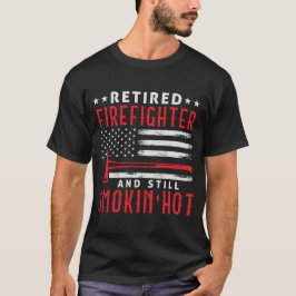Ruhende Feuerwehrleute Ruhestand Thin Red Line T-Shirt