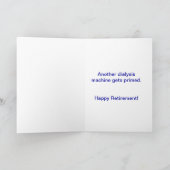 Ruhende Nephrologe Grußkarte II Karte (Innenseite)