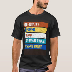 Ruhende Pit Boss Ruhestand Pit Boss T-Shirt