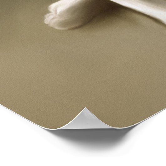 Ruhender Buddha Poster (Ecke)