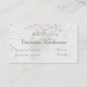 Ruhender Buddha Visitenkarte (Rückseite)