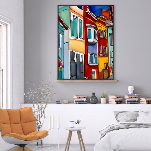 Ruhenhäuser Abstrakt, ohne Rahmen Poster