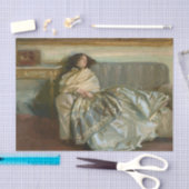 Ruhepause von John Singer Sargent Seidenpapier (Handwerk)