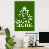 Ruhephasen und Lieben behalten (beliebige Hintergr Poster (Heimbüro)