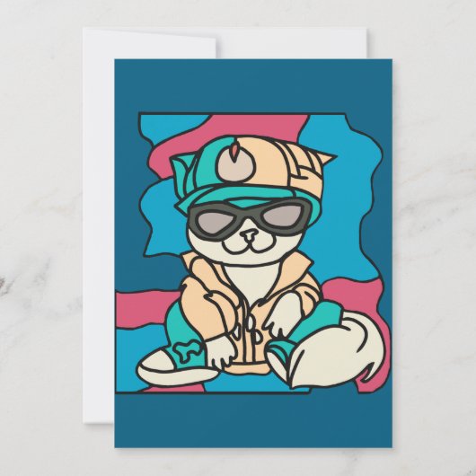 Ruheraum | Funny Einladung (Rückseite)