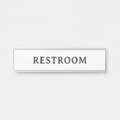 RUHERAUM | Professionelles modernes Türschild (Vorderseite )