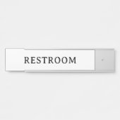 RUHERAUM | Professionelles modernes Türschild (Vorderseite )