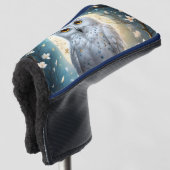 Ruheschneeschale mit Sparkle,Golf Putter Abdeckung Golf Headcover (3/4 Vorderseite)