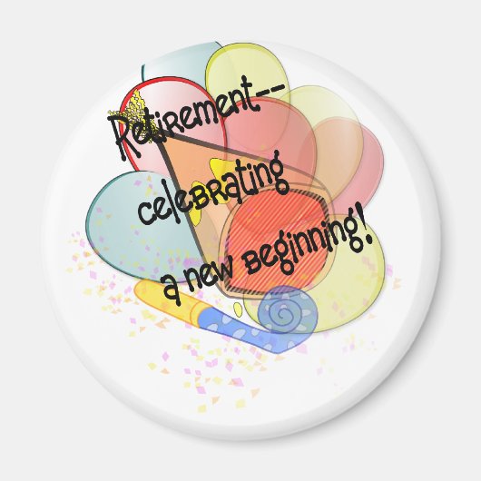 Ruhestand3 Magnet (Vorne)