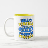 Ruhestand 2014 zweifarbige tasse (Links)