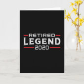 Ruhestand 2020 Ruheständler Karte (Gelbe Blume)