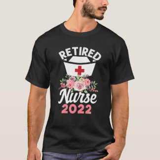 Ruhestand 2022 Blume Krankenversicherung T-Shirt