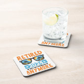 Ruhestand 2024 Nicht mein Problem mehr Ruhestand Getränkeuntersetzer (Rechte Seite)