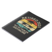 Ruhestand 2024 Nicht mein Problem mehr Ruhestand Notizblock (Linke Seite)