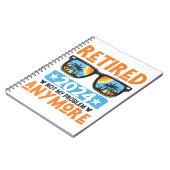 Ruhestand 2024 Nicht mein Problem mehr Ruhestand Notizblock (Linke Seite)