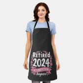 Ruhestand 2024 Nicht mein Problem mehr Ruhestand Schürze (Getragen)