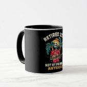 Ruhestand 2024 Nicht mein Problem mehr Ruhestand Tasse (Vorderseite Links)