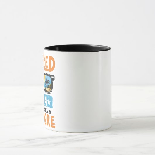 Ruhestand 2024 Nicht mein Problem mehr Ruhestand Tasse (Zentrum)