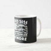 Ruhestand 2024 Nicht mein Problem noch mehr Funny Kaffeetasse (VorderseiteRechts)