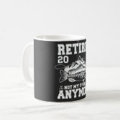 Ruhestand 2024 Nicht mein Problem noch mehr Funny  Kaffeetasse (Vorderseite Links)