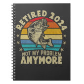 Ruhestand 2024 Nicht mein Problem noch mehr Funny  Notizblock (Vorderseite)