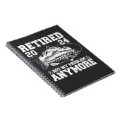 Ruhestand 2024 Nicht mein Problem noch mehr Funny  Notizblock (Rechte Seite)