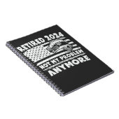 Ruhestand 2024 Nicht mein Problem noch mehr Funny Notizblock (Rechte Seite)