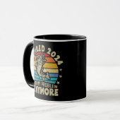 Ruhestand 2024 Nicht mein Problem noch mehr Funny Tasse (Vorderseite Links)