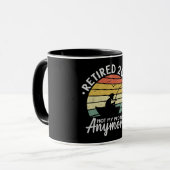 Ruhestand 2024 Nicht mein Problem noch mehr Funny  Tasse (Vorderseite Links)