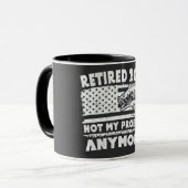 Ruhestand 2024 Nicht mein Problem noch mehr Funny  Tasse (Vorderseite Links)
