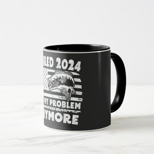 Ruhestand 2024 Nicht mein Problem noch mehr Funny  Tasse (VorderseiteRechts)