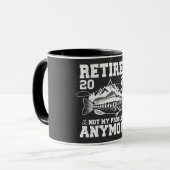 Ruhestand 2024 Nicht mein Problem noch mehr Funny  Tasse (Vorderseite Links)