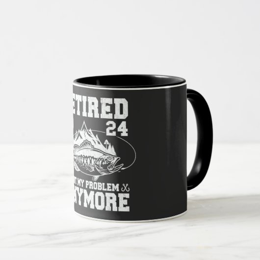 Ruhestand 2024 Nicht mein Problem noch mehr Funny  Tasse (VorderseiteRechts)