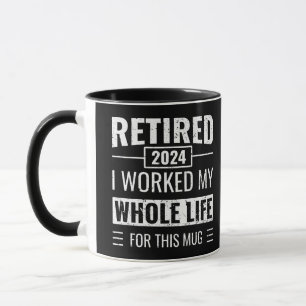 Ruhestand 2024 Sonstiges Geschenke offiziell ersch Tasse