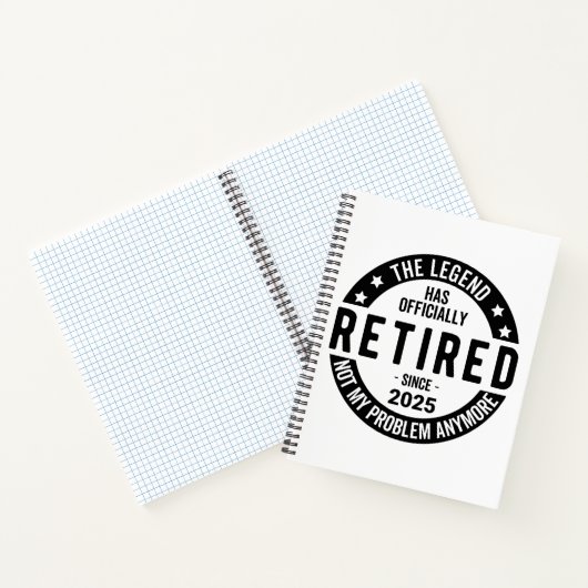 Ruhestand 2025 - Nicht mehr mein Problem - Ruhesta Notizblock (Innenseite)