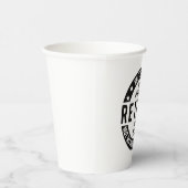 Ruhestand 2025 - Nicht mehr mein Problem - Ruhesta Pappbecher (Rechts)