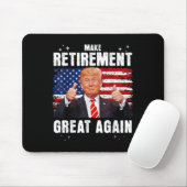 Ruhestand 2025 Ruhestand 2025 Ruhestand 2025 Trump Mousepad (Mit Mouse)