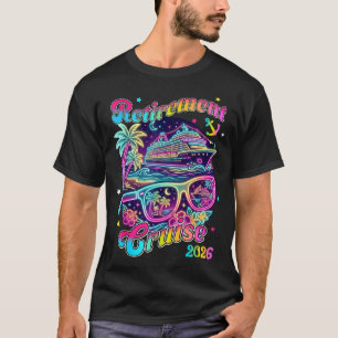Ruhestand 2026 Kreuzfahrt Einschiffungstag lustige T-Shirt