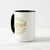 Ruhestand 2026 Rentner 2026 Nicht Mein Problem Tasse (Vorderseite Links)